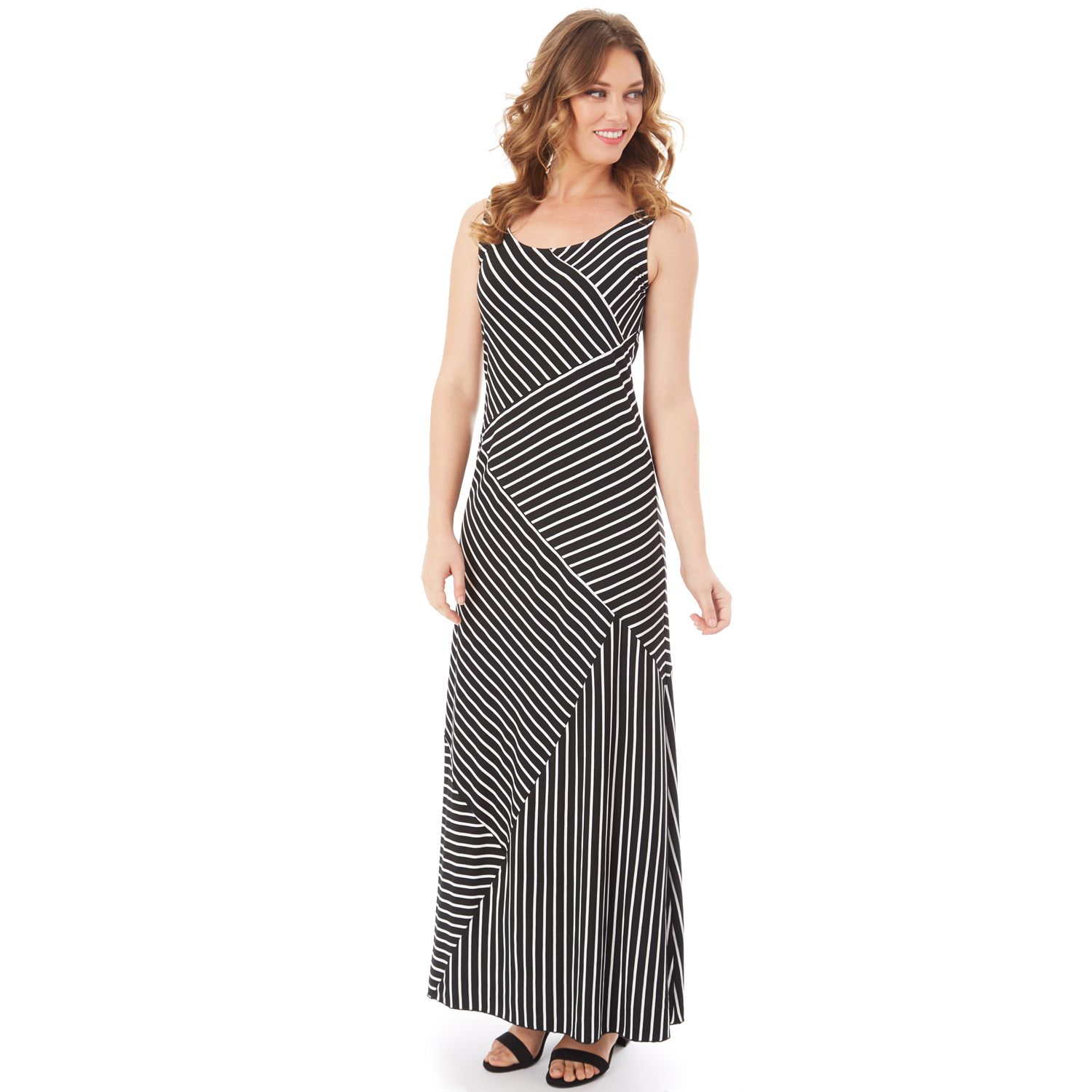 Women's Apt. 9® Mixed Stripe Maxi Dress